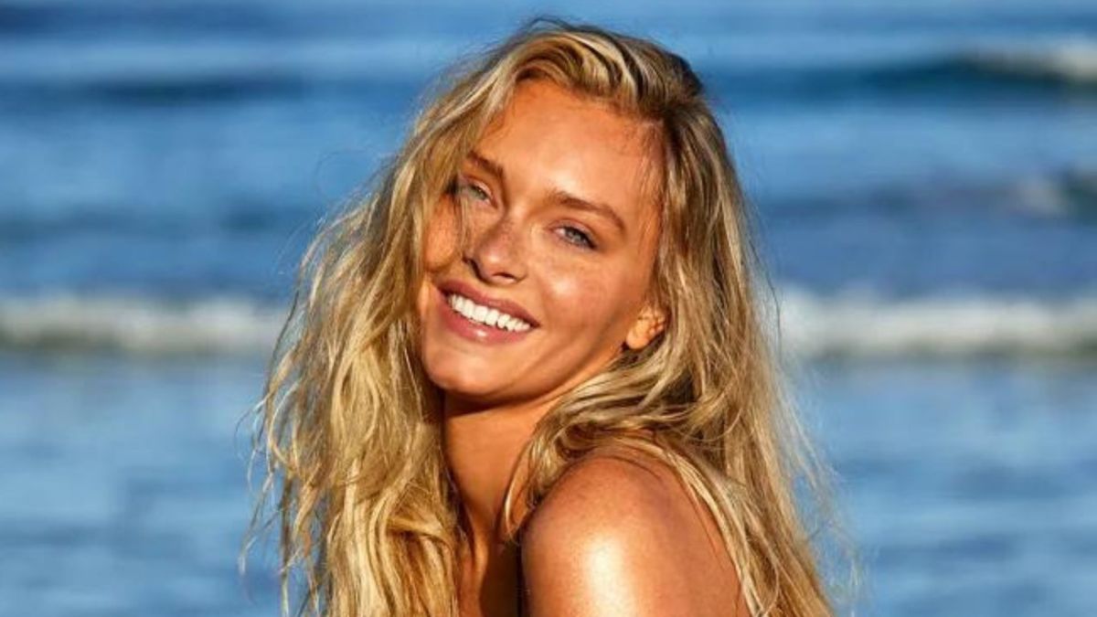 Camille Kostek was photographed by Josie Clough on Kangaroo Island, South Australia.